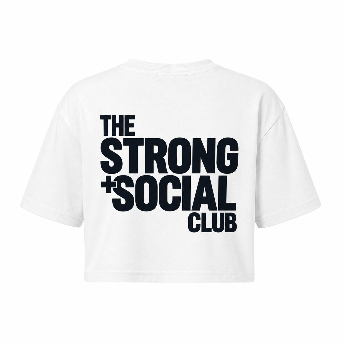 Womens Signature Cropped Tee - White